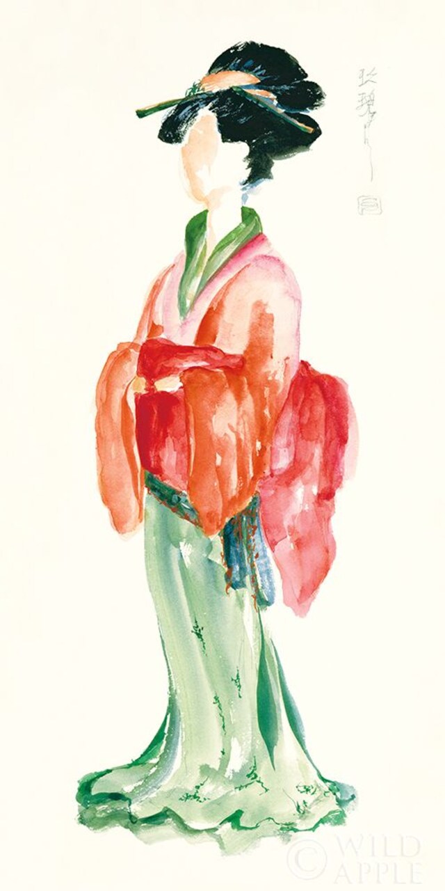 Geisha I Bright Crop Poster Print by Chris Paschke - Item # VARPDX41843